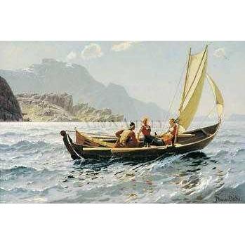 Beautiful Journey-Off Bergen, Norway Poster Print