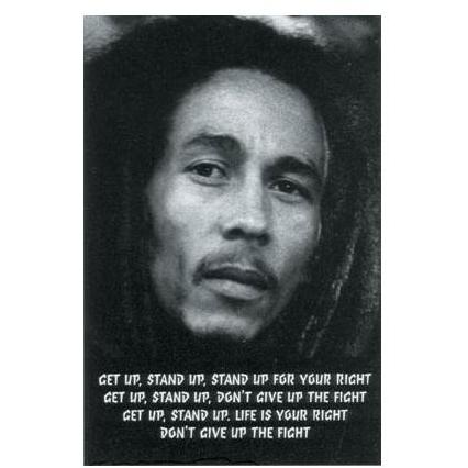 BOB MARLEY - GET UP, STAND UP (20 In. By 36 In.) - Print