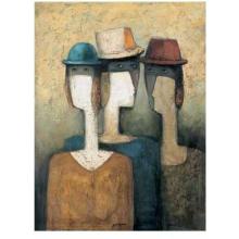 Lovers Triangle Poster Print