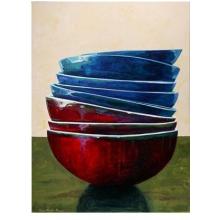 Balance Of The Bowls II Poster Print