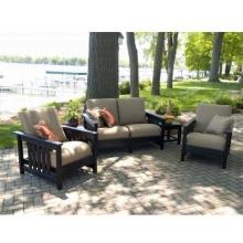 Poly-Wood Recycled Plastic Wood Patio Lounge Set 5 Piece