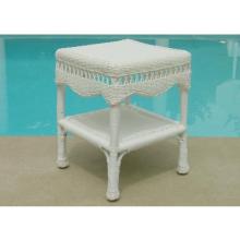 North Cape International Vineyard End Table White