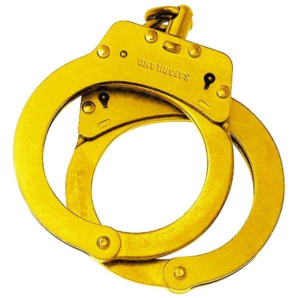 Steel Chain Handcuff, Yellow