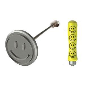 Sports Brand Deluxe Happy Face BBQ Branding Iron