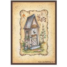 Mary Ann June - Her Outhouse Size 5x7 Poster Print