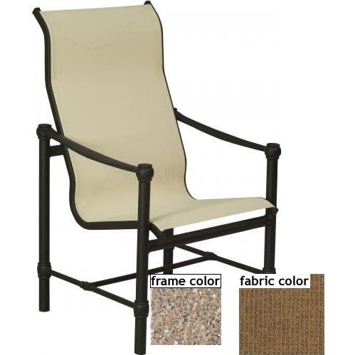 Suncoast Heritage Supreme Dining Chair - Sahara Frame And Raku Fabric