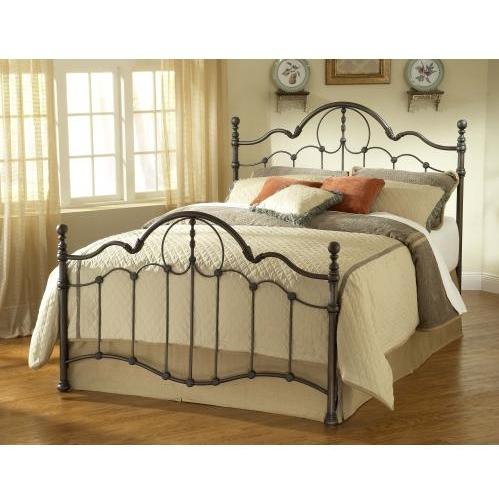 Hillsdale Venetian Old Bronze Metal Bed Set Without Frame - Full