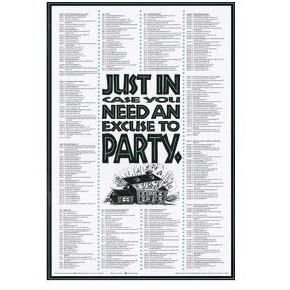 EXCUSE TO PARTY (20 In. By 36 In.) - Print