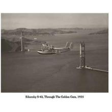 Sikorsky S-42, Through Golden Gate, Poster Print