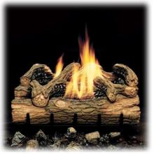 Charred Hickory Monessen Vent Free Log Set