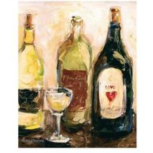 Glass Of White Poster Print