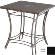 Tahiti Collection 35 Inch Square Bar Table Black