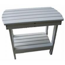International Caravan Acacia Wood Side Table - White