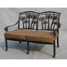 Darlee Palm Springs Cast Aluminum Loveseat With Cushions