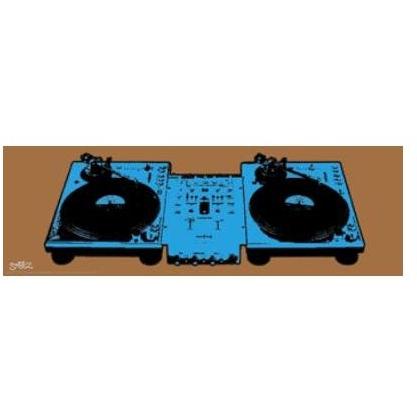 Steez - Turntables - Slim Print Poster Print