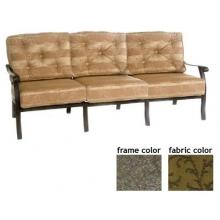 Sterling Aluminum Deep Seating Sofa With Scavo Bronze Frame And B0825 Fabric