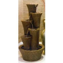 Alfresco Home Torre Outdoor 4 Tier Fountain With Pump