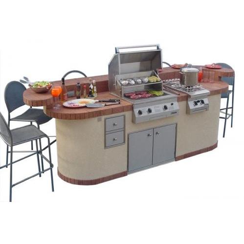 BBQ Guys Sonoma 84 Inch BBQ Grill Island
