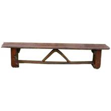 Groovy Stuff Rustic Teak Wood School Bench