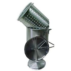 Aluminum Turkey Fry Pot W/ Rack - 28 Qt.