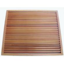 41.5 X 35.5 Inch Wall Western Red Cedar Panel With Exterior Stain Finish For 41.5 X 35.5 Inch Hexagon Gazebo By Cedar Delite