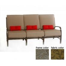 Ellington Aluminum Deep Seating Sofa With Scavo Bronze Frame And B0825 Fabric