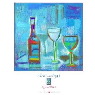 Wine Tasting I Poster Print