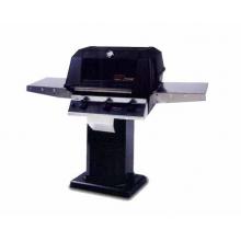 MHP Gas Grills WNK4DD Propane Gas Grill W/ SearMagic Grids On Black Patio Base