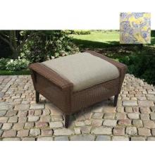 North Cape Ottoman Cushion ONLY- Sausalito Mediterranean