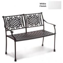 Meadow Decor Amazon Cast Aluminum Loveseat - White Finish