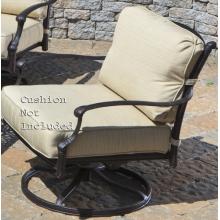 Alfresco Home Farfalla DS Swivel Rocker Frame - Antique Wine