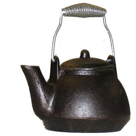 Seasoned Cast Iron Tea Kettle - 1 Qt.