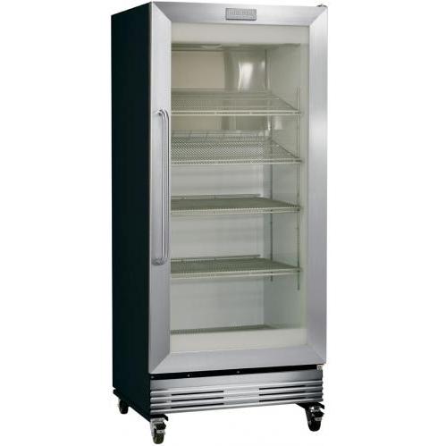 Frigidaire Commercial Style Glass Door Refrigerator - Black Cabinet