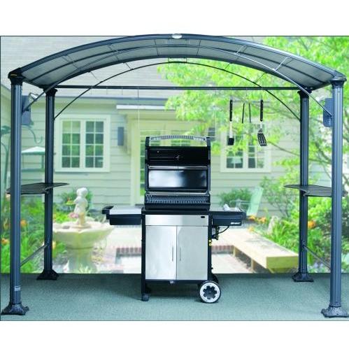 Shade Trends Grill-zebo - Hammered Pewter