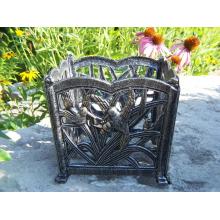 Oakland Living Hummingbird Square Flower Pot - 8 Inch