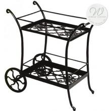 Windham Castings Catalina Tea Cart Frame Only, White