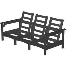 Poly-Wood Club Recycled Plastic Wood Sofa