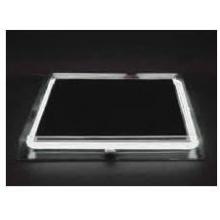 Neon Concepts 15 Inch Square Clear Top Serving Tray (White Neon / Disposable Battery)
