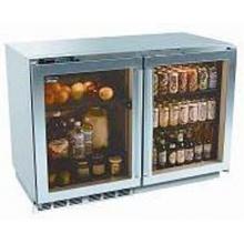 Perlick Built In Double Refrigerators With Overlay Glass Doors (x 2) (Requires Custom Panels)
