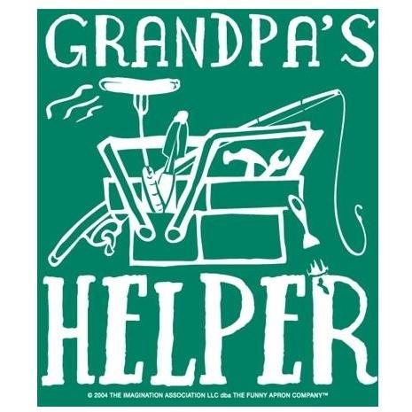 Grandpas Helper Apron And Chef Hat - Child Size