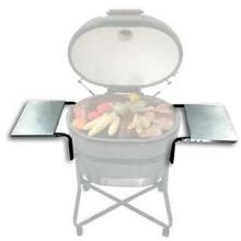 Pair Of Primo Stainless Steel Side Tables (Fits Extra Large Oval & Round Cradle)