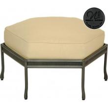 Windham Castings Catalina Deep Seating Hexagonal Ottoman Frame Only, Black