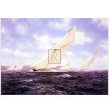 Britannia Off Cowes (LE) Poster Print
