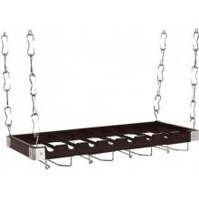 Charcoal Gray Wood Wine Rack (8) Bottle Hanging/Wall Wine Rack