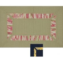 AMS Imports Outdoor Rug Ocean And Navy - 3 X 3