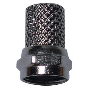F-CONNECTOR TWIST-ON RG6, 100 PK