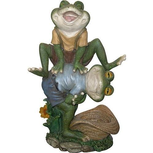 Alpine Playful Frogs Statuary