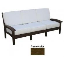 Eagle One Recycled Plastic Newport Couch With Cushions - Brown