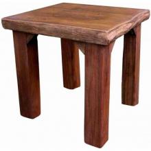 Groovy Stuff Teak Wood End Table - Ranch House