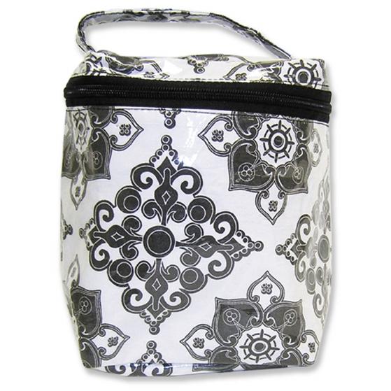 Insulated Bottle Bag - Versailles Black And White